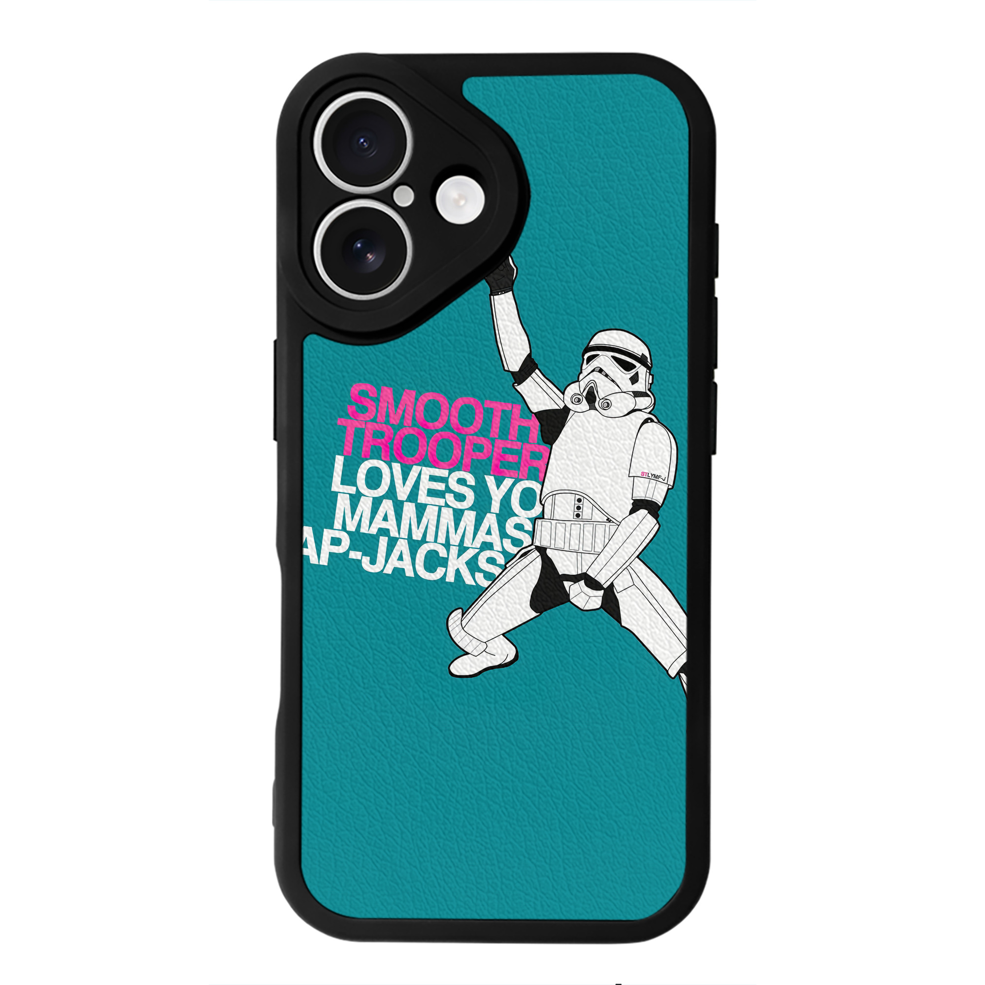 （画像用） スター・ウォーズ Star Wars 【iPhone 16シリーズ対応】シリコンスマホケース（レザー調） 材質：シリコン